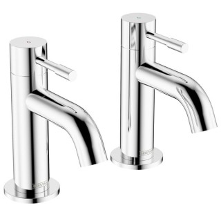 Bristan Mila Bath Pillar Taps - Chrome