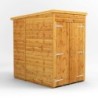 4 x 6 Power Windowless Pent Double Door