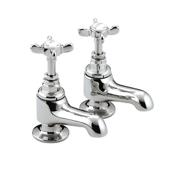 Bristan 1901 Bath Taps - Chrome