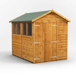 8 x 6 Power Apex Double Door