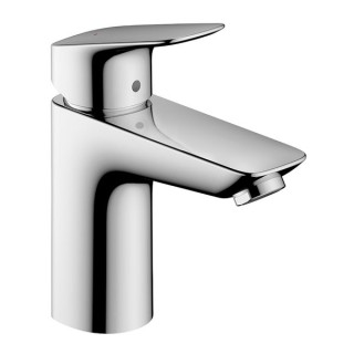 Hansgrohe Logis Single lever basin mixer 100 with push-open waste - Chrome - 71107000