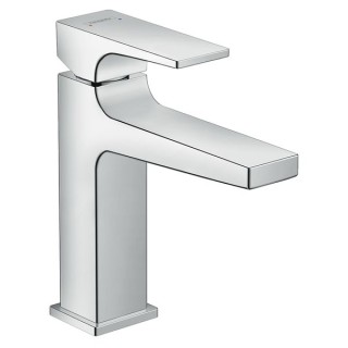 Hansgrohe Metropol Single lever basin mixer 110 with lever handle & push-open waste - Chrome - 32507000