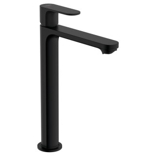 Hansgrohe Rebris S Single lever basin mixer 240 CoolStart for washbowls with pop-up waste set - Matt Black - 72580670