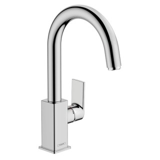 Hansgrohe Vernis Shape Single lever basin mixer with swivel spout and pop-up waste set - Chrome - 71564000