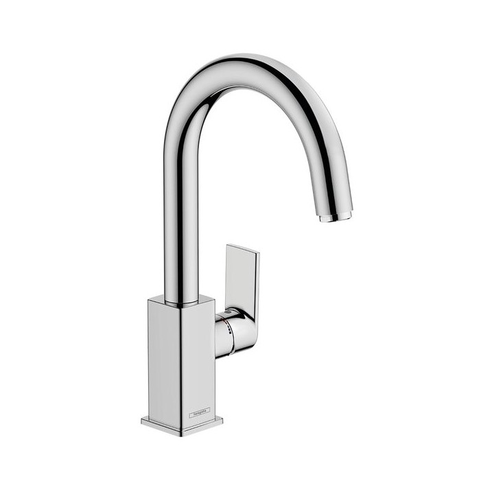 Hansgrohe Vernis Shape Single lever basin mixer with swivel spout and pop-up waste set - Chrome - 71564000