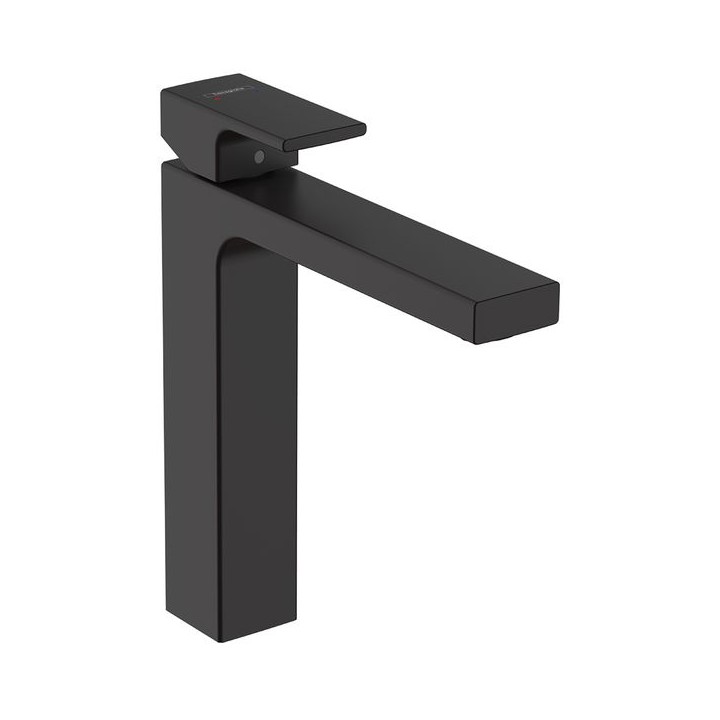 Hansgrohe Vernis Shape Single lever basin mixer 190 without waste set - Matt Black - 71591670