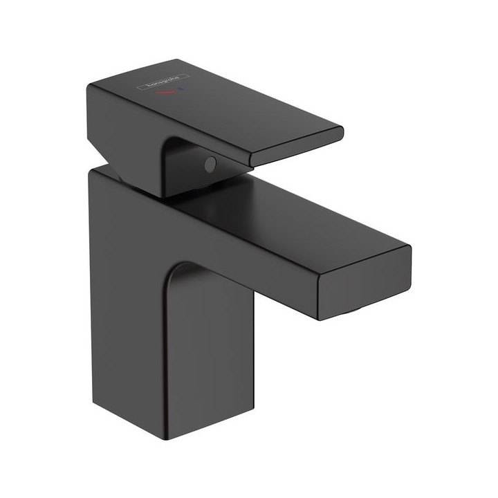 Hansgrohe Vernis Shape Single lever basin mixer 70 CoolStart with pop-up waste set - Matt Black - 71593670