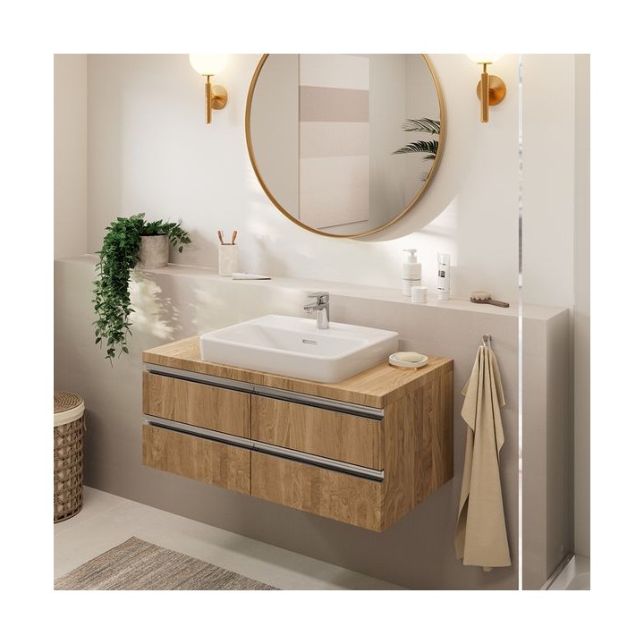 Hansgrohe Vernis Blend Single lever basin mixer 70 without waste set - Chrome - 71558000