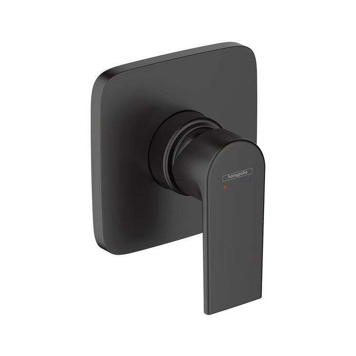 Hansgrohe Vernis Shape Single lever shower mixer for concealed installation - Matt Black - 71658670
