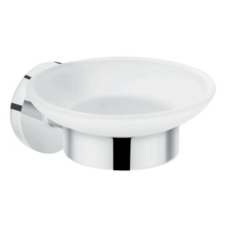 Hansgrohe Logis Universal Soap dish - Chrome / White 41715000
