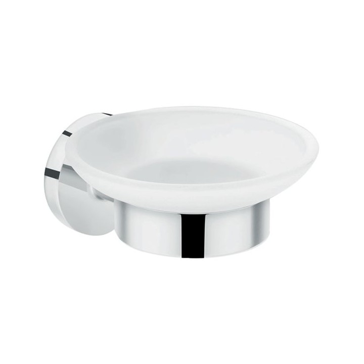 Hansgrohe Logis Universal Soap dish - Chrome / White 41715000