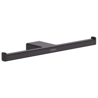 Hansgrohe AddStoris Double roll holder - Matt Black - 41748670