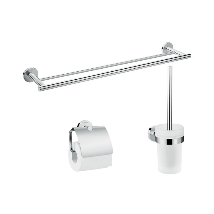 Hansgrohe Logis Universal Bath-accessory basic set - Chrome - 41727000