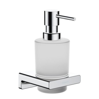 Hansgrohe AddStoris Liquid soap dispenser - Chrome / Matt Glass - 41745000