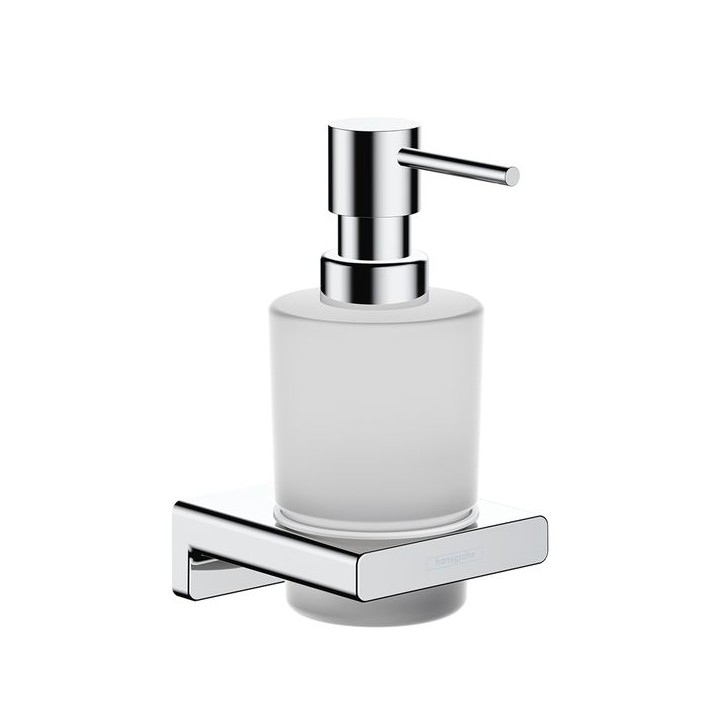 Hansgrohe AddStoris Liquid soap dispenser - Chrome / Matt Glass - 41745000