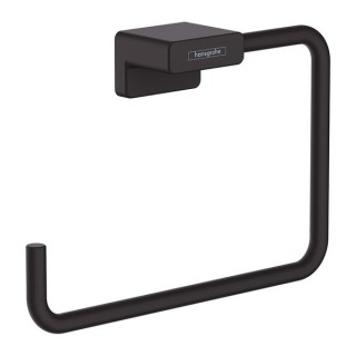 Hansgrohe AddStoris Towel ring - Matt Black - 41754670