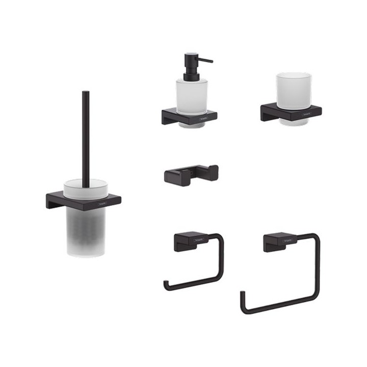 Hansgrohe Bundle AddStoris master bathroom pack - Matt Black - 88102332