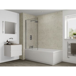 Multipanel Classic Bathroom Wall Panel Unlipped 2400 x 1200mm Grey Marble M139