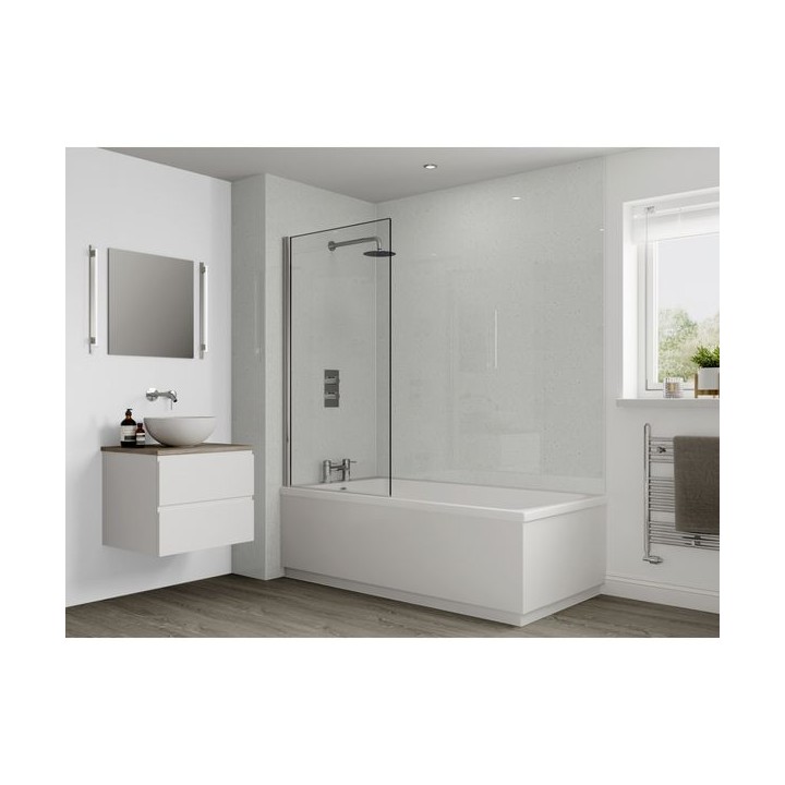 Multipanel Classic Bathroom Wall Panel Hydrolock 2400 x 598mm White Snow 3308