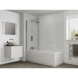 Multipanel Classic Bathroom Wall Panel Hydrolock 2400 x 900mm White Snow 3308