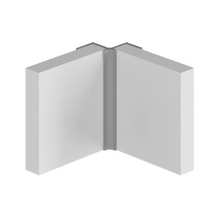 Multipanel Wall Panel Profile Type A - Internal Corner Profile White