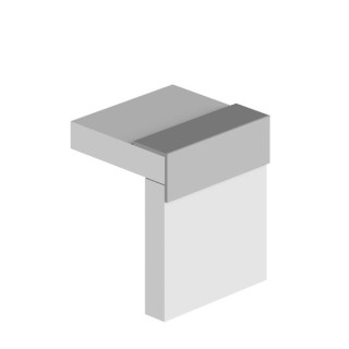 Multipanel MPAPSA Classic Type 102 Angle Profile Satin Anodised 2.45m Length