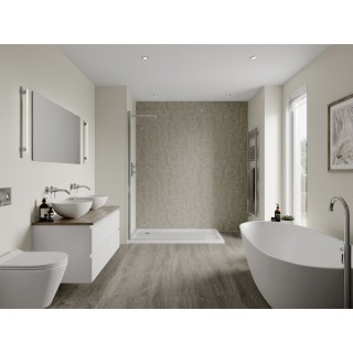 Multipanel Linda Barker Bathroom Wall Panel Hydrolock 2400 x 900mm Stone Elements 8831