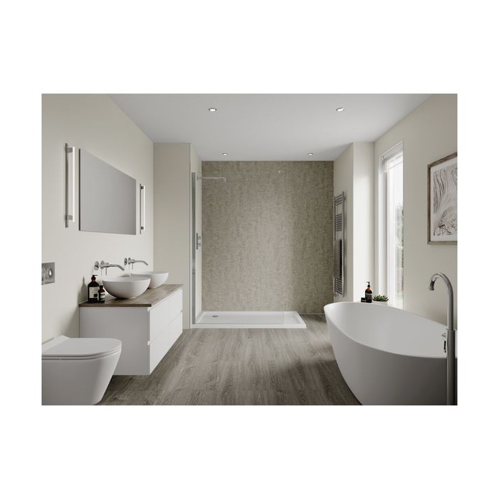 Multipanel Linda Barker Bathroom Wall Panel Hydrolock 2400 x 900mm Stone Elements 8831