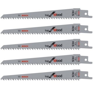 Bosch Topwood Unishank Saw Blades Pack 5 (2608650673)