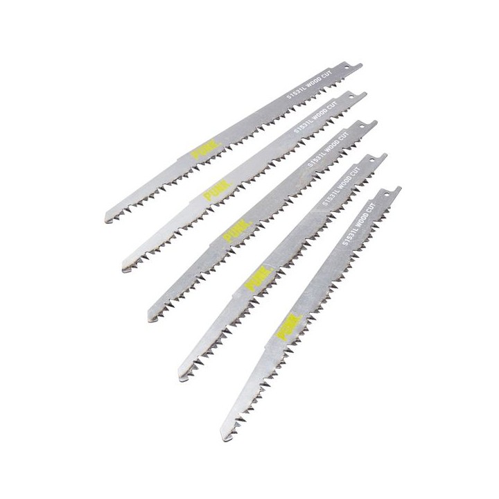 Punk Wood Cutting Reciprocating Saw Blade Pack 5 S1531L