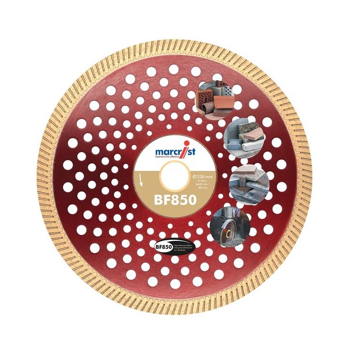Marcrist BF850 230 x 22 mm Silentmax Diamond Blade