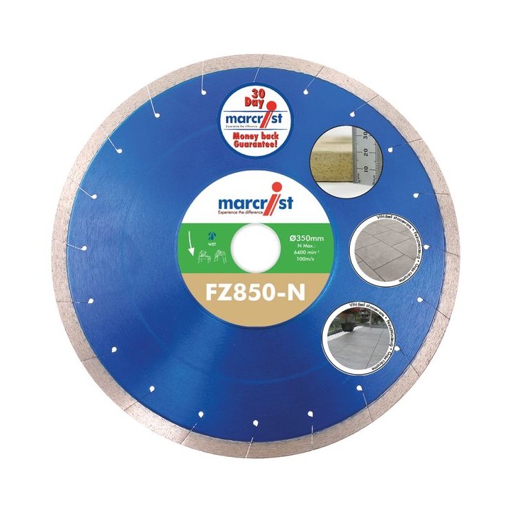 Marcrist FZ850 350mm x 20mm Diamond Blade 1843.0350.20
