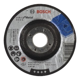 Bosch Metal Grinding Disc 115 x 22.2 x 6mm 2608600218