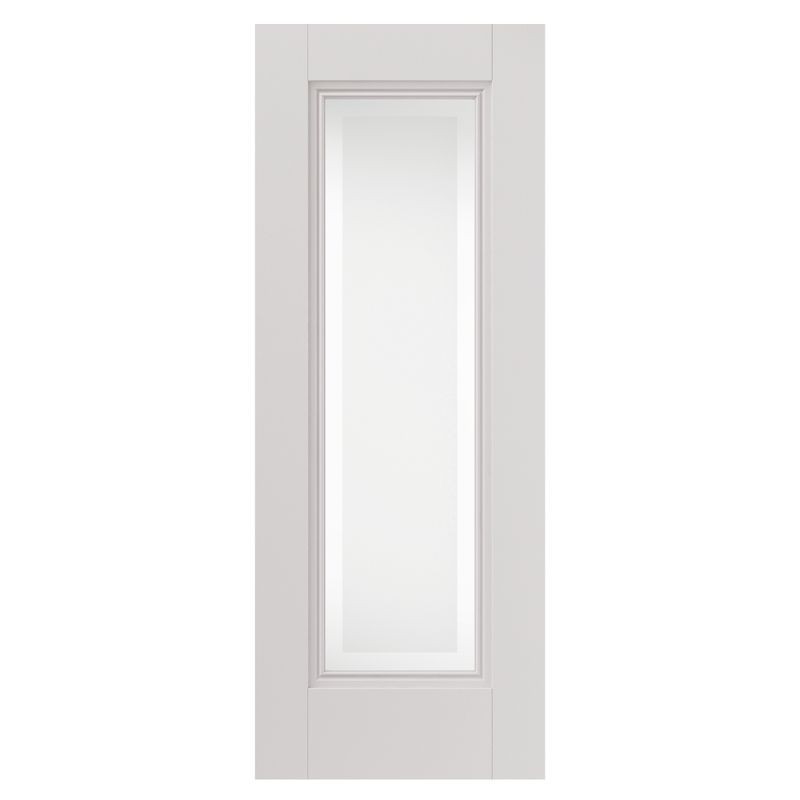 Jb Kind Belton 1 Light Etched Glazed White Primed Door 1981 x 762 x 35mm