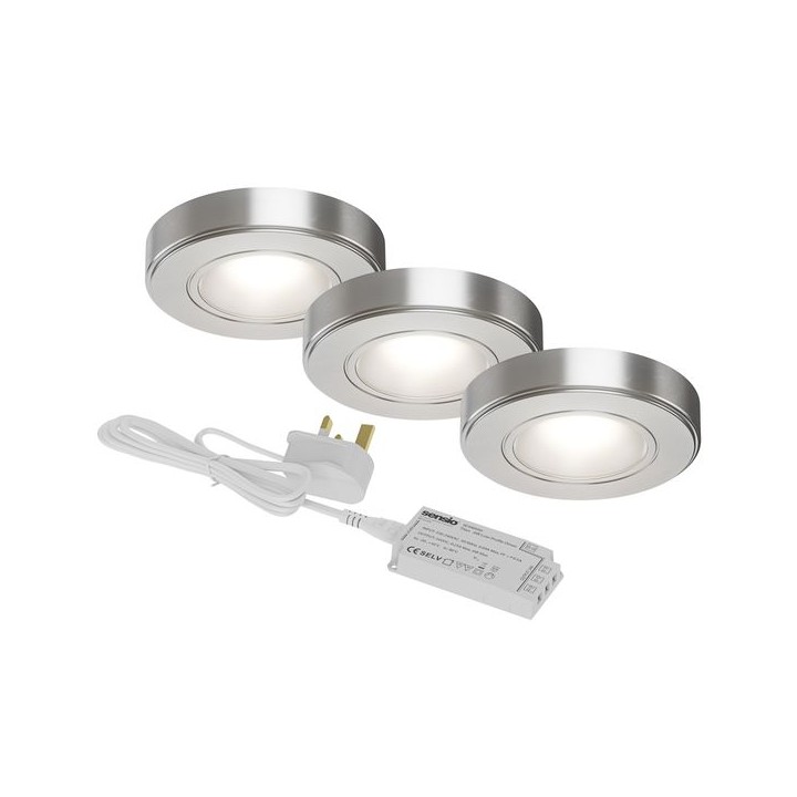 Sensio SE11190N3 Zeta Under Cabinet 3 Light Kit Natural White