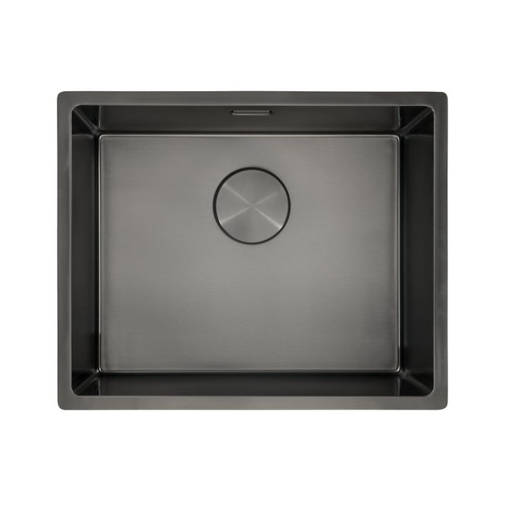 Abode AW5162 Koto 1.0 Square Bowl Sink PVD Finish in Black