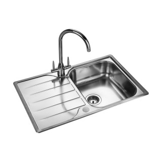 Rangemaster Michigan 1.0 Bowl Reservable Stainless Steel Sink 800 x 508mm