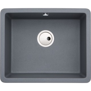Abode Matrix Square 1 Bowl Undermount Grey Composite Kitchen Sink