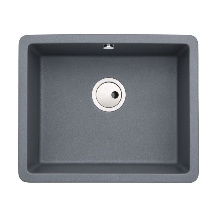 Abode Matrix Square 1 Bowl Undermount Grey Composite Kitchen Sink