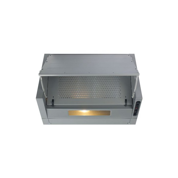 CDA EIN60FSI 60cm Integrated Extractor with Metal Filter Silver