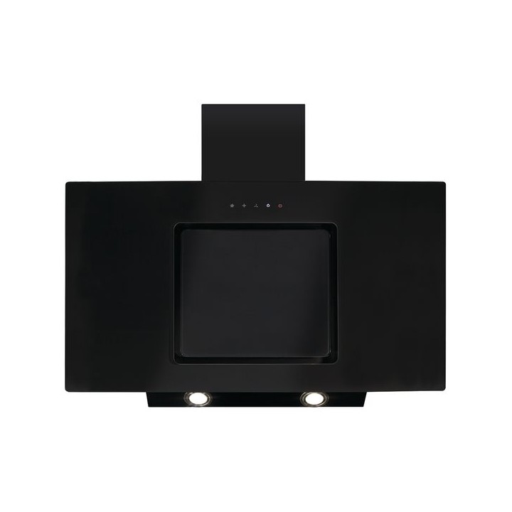 CDA EVA90BL 90cm Angled Cooker Hood Black
