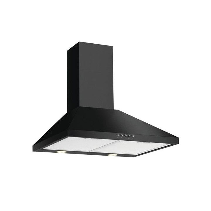 CDA ECH73BL 70cm Chimney Cooker Hood Black