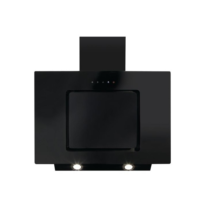 CDA EVA70BL 70cm Angled Cooker Hood Black