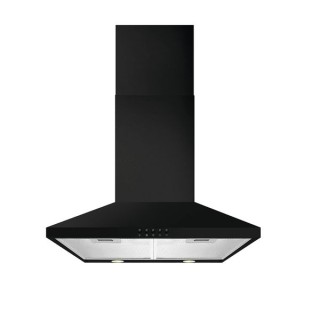 CDA ECH63BL 60cm Chimney Cooker Hood Black