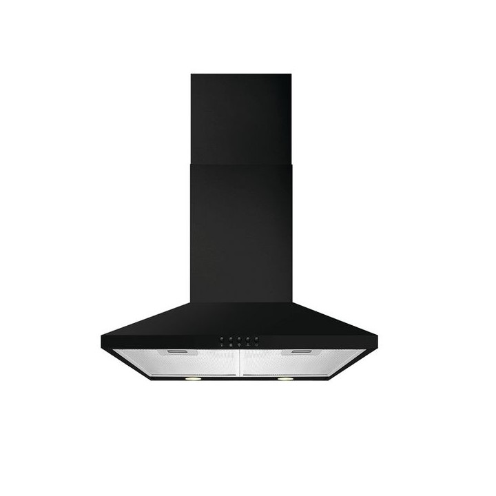 CDA ECH63BL 60cm Chimney Cooker Hood Black