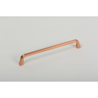 Slim U Pull Handle Brushed Copper 160mm Centre