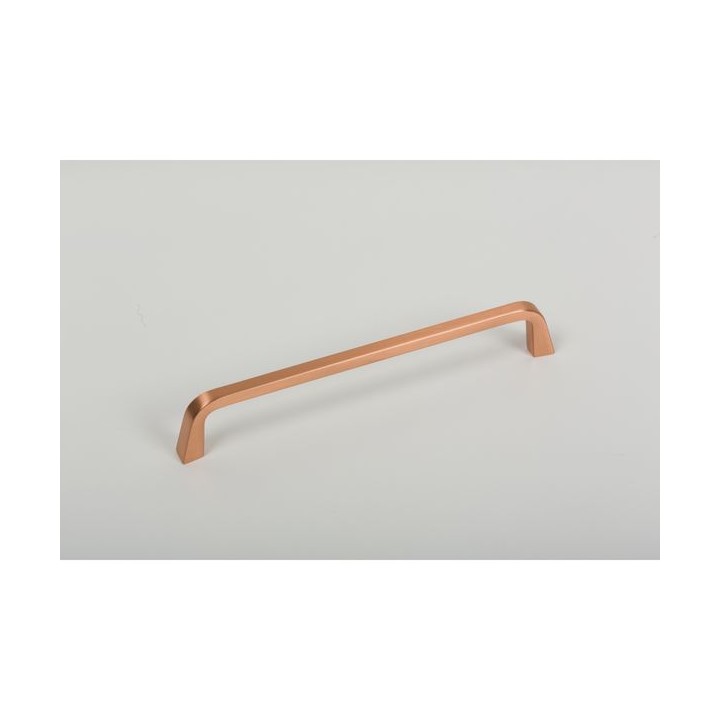 Slim U Pull Handle Brushed Copper 160mm Centre