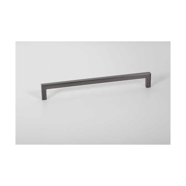 U Pull Handle Brushed Grey 128mm Centre