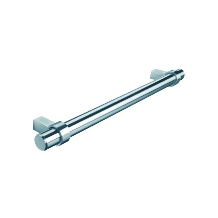 Ringed Bar Handle Stainless Steel Effect 192mm Centre