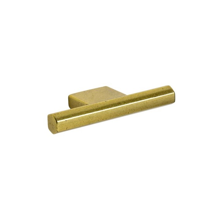 Hexham T Handle in Aged Brass 75 x 30 x 11mm